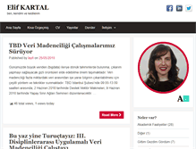Tablet Screenshot of elifkartal.com